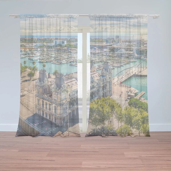 Sablio Záclony Barcelona Prístav: 2ks 150x250cm