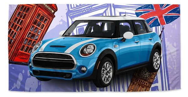 Sablio Uterák Mini sedan Londýn - 30x50 cm