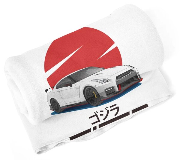 Sablio Deka Nissan GTR 35 Japonské slnko - 150x120 cm