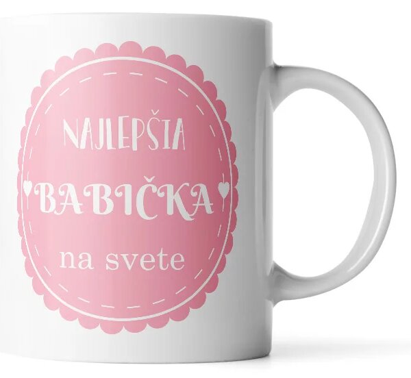 Sablio Hrnček Najlepšia babička - 330 ml - standard