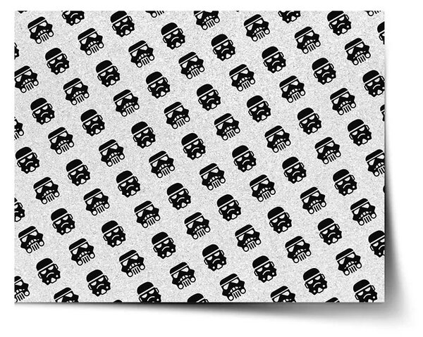 Sablio Plagát Star Wars Stormtrooper Pattern šikmý - 60x40 cm