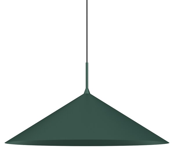 Závesné svietidlo Capital, 1x zelené kovové tienidlo, (fi 60cm), gr