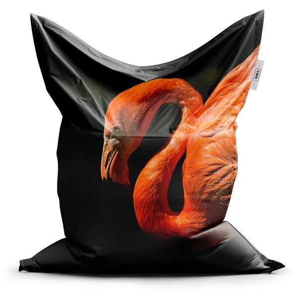 Sablio Sedací vak Plameniak - 150x100 cm