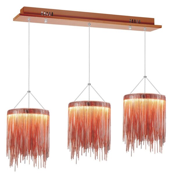 Závesné LED svietidlo Cascata, 1x LED 54w, 3000k, c