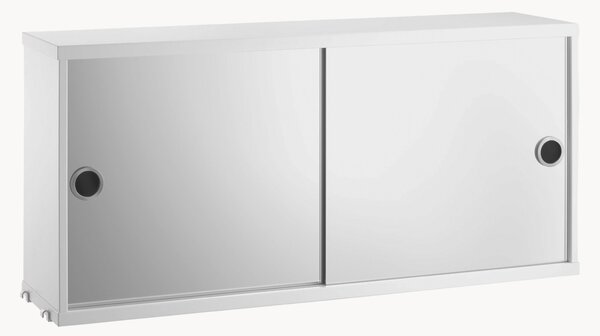 Skrinka's posuvnými zrkadlovými dvierkami String System, Š 78 x H 20 cm