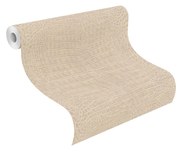 RASCH | Vliesová tapeta na stenu African Queen 751345 | 0,53 x 10,05 m | hnedá, béžová