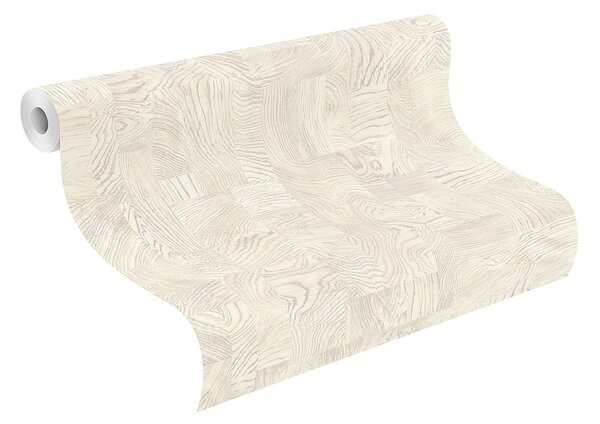 RASCH | Vliesová tapeta na stenu African Queen 751628 | 0,53 x 10,05 m | biela, šedá