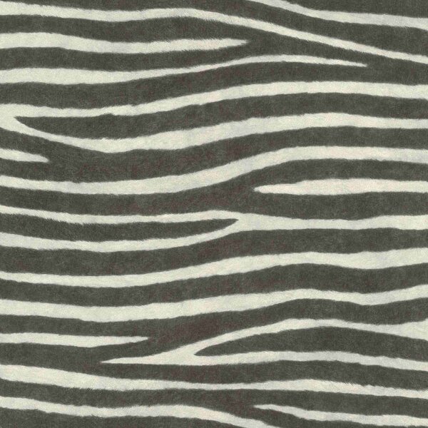 RASCH | Vliesová tapeta na stenu African Queen 751727 | 0,53 x 10,05 m | čierna, biela