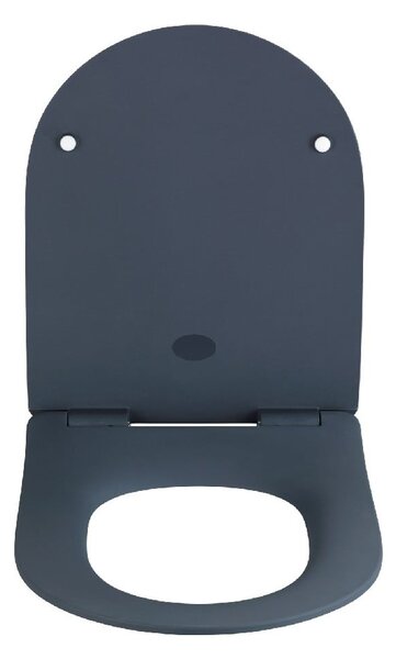 Sivé WC sedadlo Wenko Sedilo Grey, 45,2 × 36,2 cm