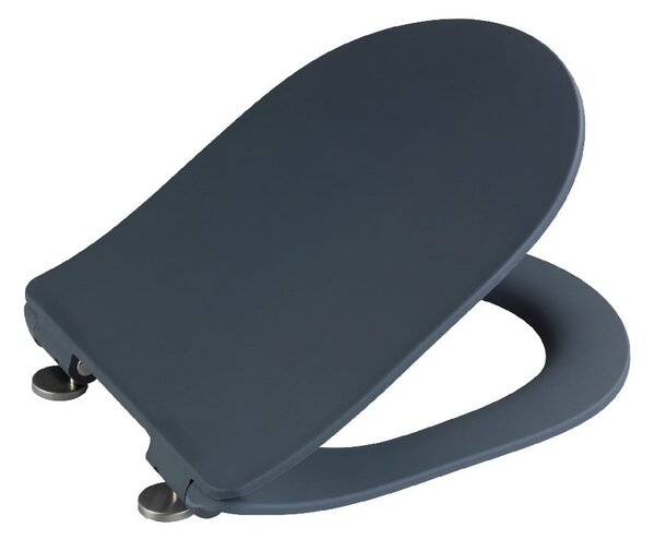 Sivé WC sedadlo Wenko Sedilo Grey, 45,2 × 36,2 cm