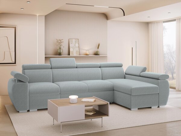 Mirjan24 Rohová rozkladacia pohovka Giza LCP, Strana: Pravá - 1p(65)+2r+LCp, Dostupné poťahy: Flow 10 5903211481918
