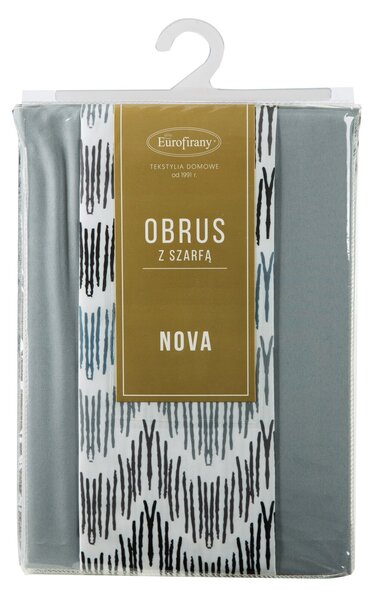 OBRUS ANITA2 SADA 140X180 CM, 33X180 CM VZOROVANÝ