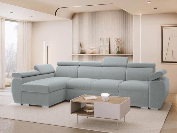 Mirjan24 Rohová rozkladacia pohovka Giza LCP, Strana: Pravá - 1p(65)+2r+LCp, Dostupné poťahy: Flow 10 5903211481918
