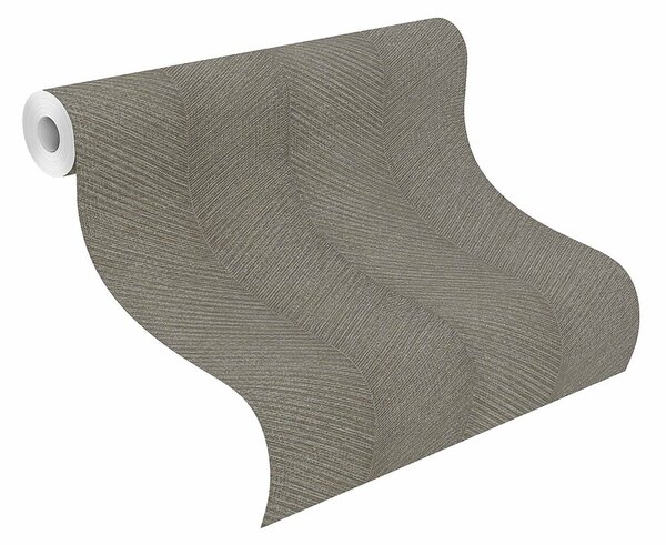 RASCH | Vliesová tapeta na stenu Amara 720303 | 0,53 x 10,05 m | zelená, šedá