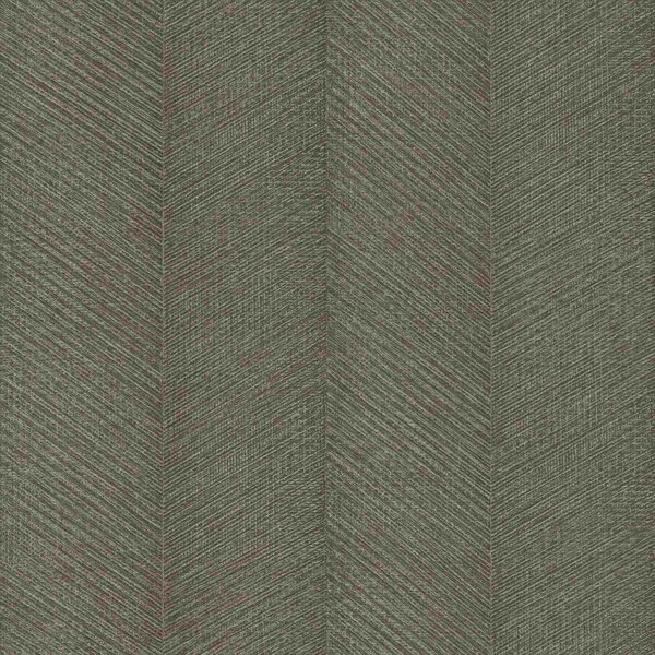 RASCH | Vliesová tapeta na stenu Amara 720303 | 0,53 x 10,05 m | zelená, šedá
