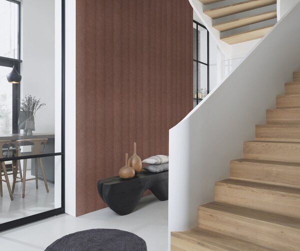 RASCH | Vliesová tapeta na stenu Amara 720365 | 0,53 x 10,05 m | hnedá, fialová