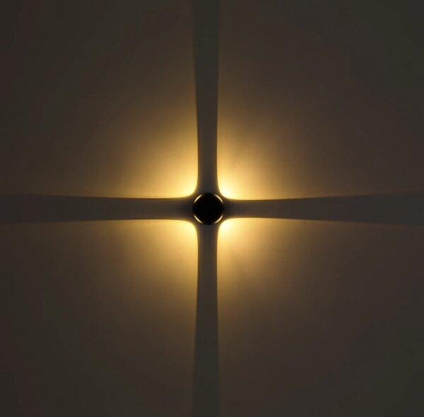 Globo 34312 - LED Vonkajšie nástenné svietidlo SLICE LED/4,5W/230V IP54