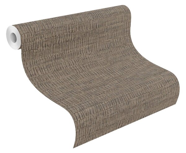 RASCH | Vliesová tapeta na stenu Amara 720631 | 0,53 x 10,05 m | hnedá, čierna