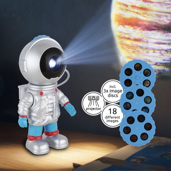 Globo 28087 - stmievateľný LED projektor COSMO LED/3W/5V astronaut