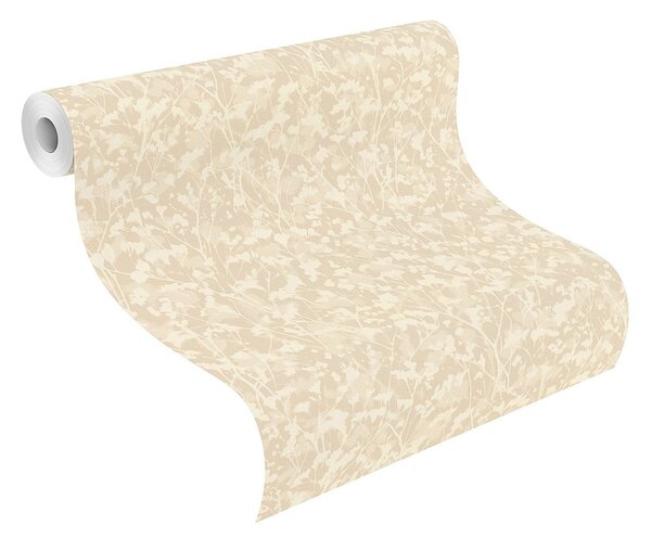 RASCH | Vliesová tapeta na stenu Amara 720747 | 0,53 x 10,05 m | béžová, krémová