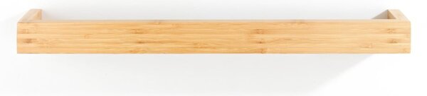 Bambusový nástenný držiak na uteráky Wenko Light, šírka 60 cm