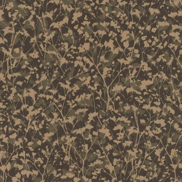 RASCH | Vliesová tapeta na stenu Amara 720754 | 0,53 x 10,05 m | hnedá, béžová, zlatá