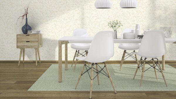 RASCH | Vliesová tapeta na stenu Amara 720730 | 0,53 x 10,05 m | krémová