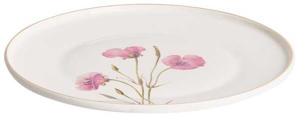 24-dielna sada jedálenského riadu biela porcelán so vzorom kvetov glazúrovaný povrch servis pre 8 osôb kuchyňa jedáleň