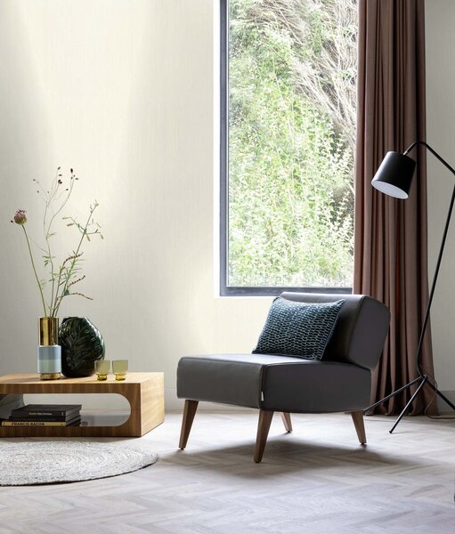 RASCH | Vliesová tapeta na stenu Back to Nature 746013 | 0,53 x 10,05 m | biela