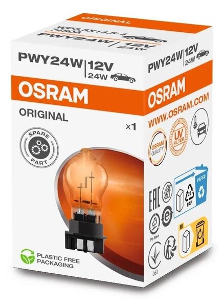 Automobilová žiarovka ORIGINAL WP3.3X14.5-4 PSX PWY24W/24W/12V - Osram