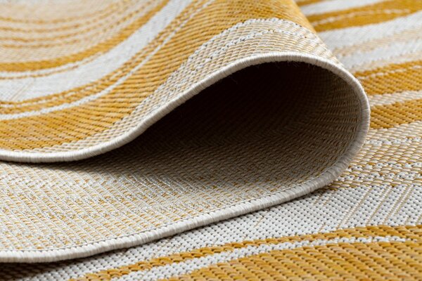 Dywany Łuszczów , Kusový koberec Sion Sisal Marble 22169 ecru/yellow – na von aj na doma, 80x150, žltá, chodba / predsieň