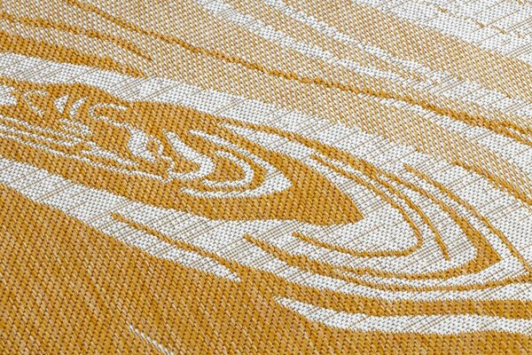 Dywany Łuszczów , Kusový koberec Sion Sisal Marble 22169 ecru/yellow – na von aj na doma, 80x150, žltá, chodba / predsieň