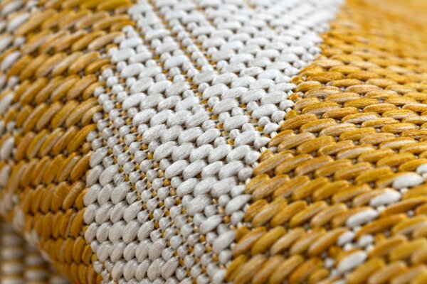 Dywany Łuszczów , Kusový koberec Sion Sisal Marble 22169 ecru/yellow – na von aj na doma, 80x150, žltá, chodba / predsieň