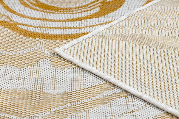 Dywany Łuszczów , Kusový koberec Sion Sisal Marble 22169 ecru/yellow – na von aj na doma, 80x150, žltá, chodba / predsieň