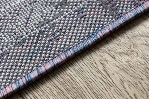 Dywany Łuszczów , Kusový koberec Sion Sisal Ornament 2832 blue/pink/ecru – na von aj na doma, 80x150, šedá, chodba / predsieň