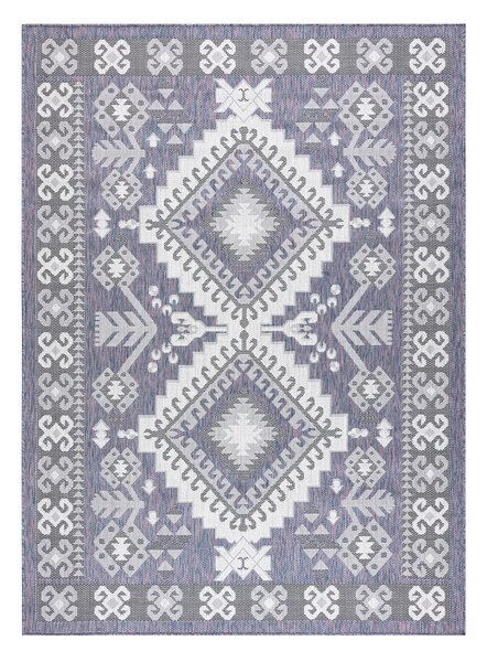 Dywany Łuszczów Kusový koberec Sion Sisal Aztec 3007 blue/pink/ecru – na von aj na doma - 140x190 cm