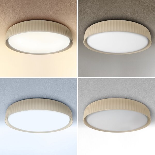 Brilagi - LED stmievateľné stropné svietidlo LUCIA LED/48W/230V pr. 41 cm béžová+DO