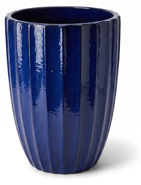 Keramický kvetináč Hugo Brúsený bronz - ručne vyrábaný glazovaný kvetináč z keramiky XXL: 55 x 71 cm