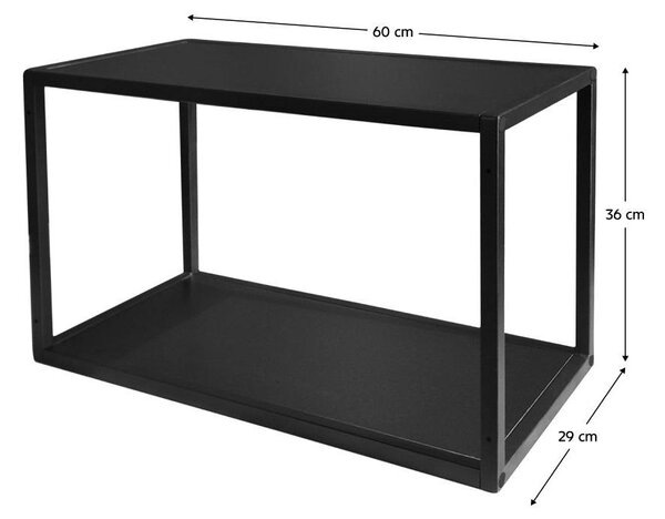NovýNábytok.sk Kuchynská polica Arikona Monzesa Sobera ONE LOFT 60 G 36 (čierna) . Vlastná spoľahlivá doprava až k Vám domov. 1097084