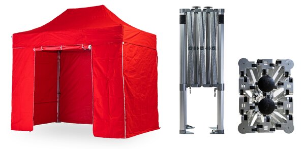 Nožnicový párty stan 2x3 m TENTino BIG HEXAGON EXTREME Farba opláštenia: 4A - ŽLTÁ