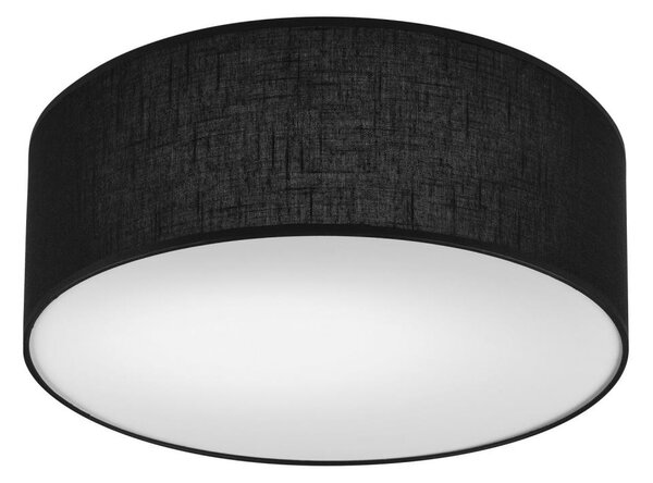 Stropné svietidlo SIRJA DOUBLE 2xE27/15W/230V pr. 35 cm čierna