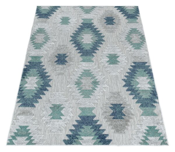 Ayyildiz , AKCIA: 80x250 cm Kusový koberec Bahama 5153 Blue – na von aj na doma, modrá, chodba / predsieň