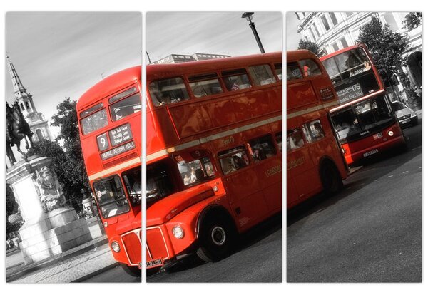 Anglický autobus Double-decker - obraz (Obraz 120x80cm)
