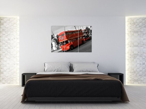 Anglický autobus Double-decker - obraz (Obraz 120x80cm)