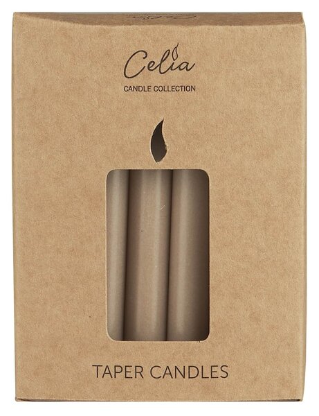 Sviečka Taper Linen – sada 12 ks