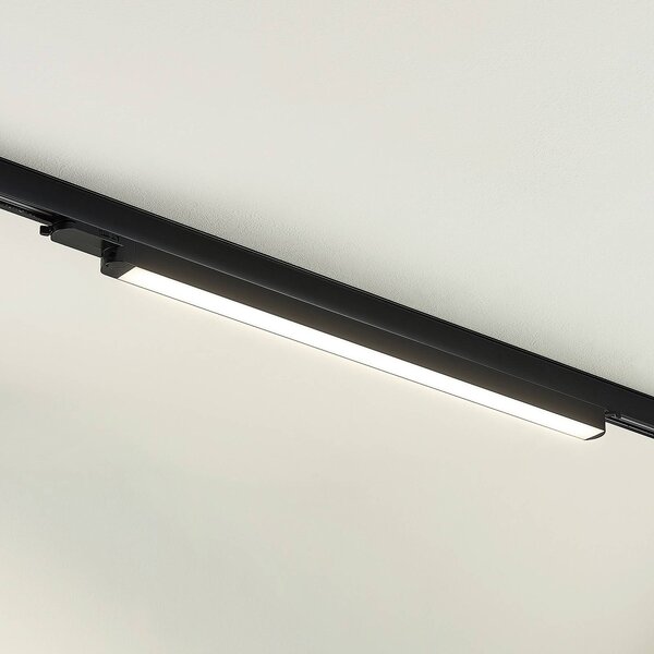 Arcchio LED koľajnicové svetlo Harlow, čierne, 69 cm, 4 000 K, Čierna, Pracovňa / Kancelária, Hliník, Moderný, Koľajnicový systém