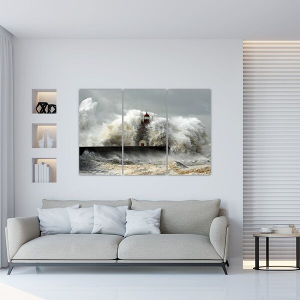 Maják na mori - obraz (Obraz 120x80cm)