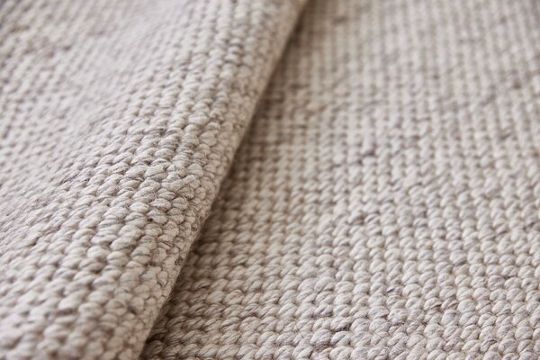 Diamond Carpets India , Ručne viazaný kusový koberec Salt DE 4061, 80x150, biela, obývacia izba