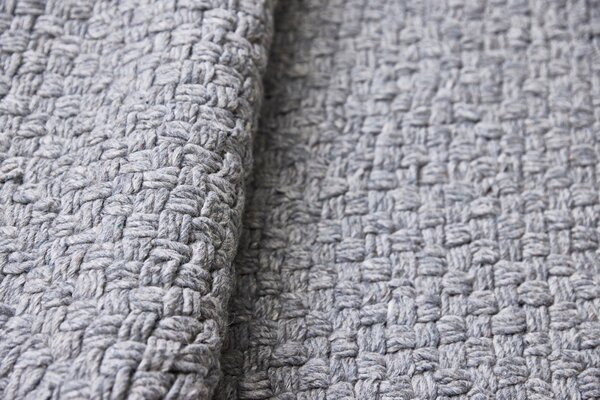 Diamond Carpets India , Ručne viazaný kusový koberec New Town DE 10032 Grey Mix, 80x150, šedá, obývacia izba