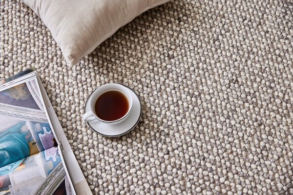Diamond Carpets India , Ručne viazaný kusový koberec Maya DE 4981 White Mix, 80x150, béžová, obývacia izba